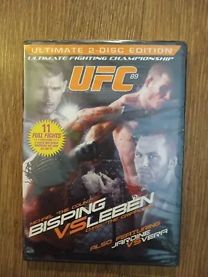 UFC 89: Bisping Vs Leben  UFC  2 DVD Disc Edition Set  FACTORY SEALED  11 Fights • $12.95