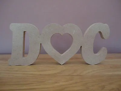 Wooden Words/Letters/Valentine/Free Standing Personalised Name/Word Wedding/Gift • £4.99