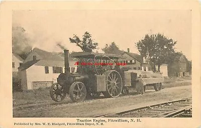 NH Fitzwilliam New Hampshire Traction Engine Steam Tractor W.E. Blodgett • $6.99