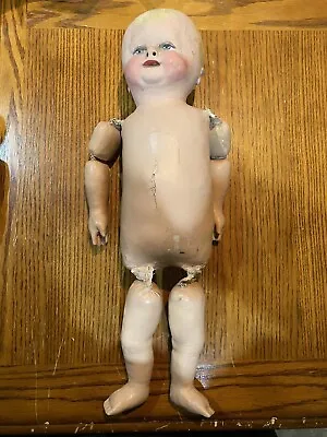 C.1930s Chase Hospital Doll Painted Cloth Stockinette Baby Antique Martha Jenks • $150