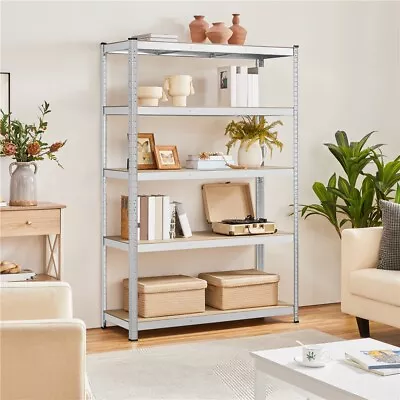 £43.99 • Buy Garage Shelving Unit Heavy Duty Metal Shed Storage Shelves, 120 X 45 X 180cm