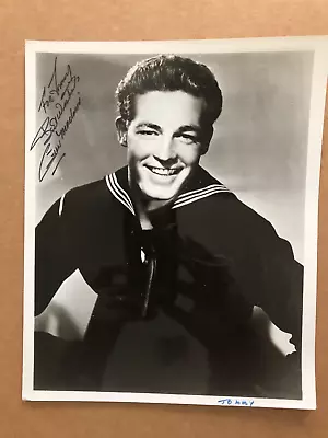 Vintage GUY MADSON Autograph Hand Signed Photo US NAVY SAILOR Beefcake • $29.99