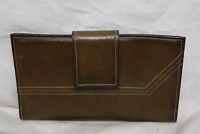 Vintage NWT Rolfs Cowhide Wallet Change Check Holder Cards Brown • $20