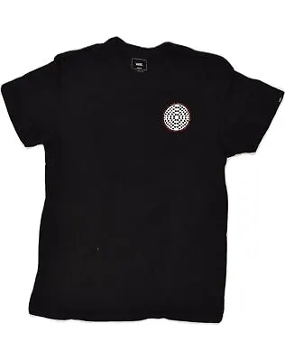 VANS Mens Graphic T-Shirt Top Medium Black Cotton AD13 • £10.43