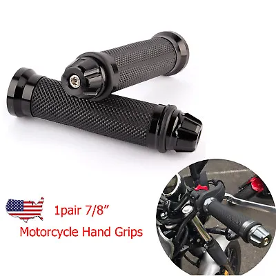 Motorcycle 7/8  Hand Grips Handle Bar Gel Fit For Honda Cbr600rr Cbr1000rr Bikes • $13.27