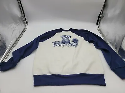 VTG 1982 Walt Disney World Epcot Center Womens Sweatshirt  L Monorail  • $48.99