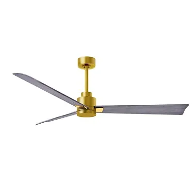 Matthews Fan Alessandra 3 Blade 56  Ceiling Fan Brass/Barnwood - AK-BRBR-BW-56 • $360