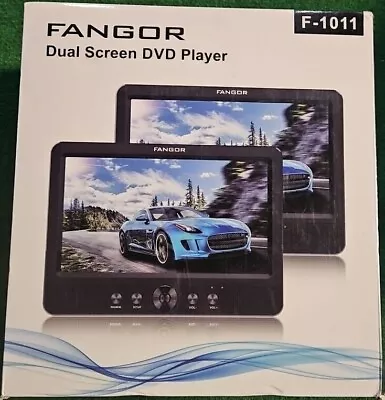 FANGOR 10.5'' Dual DVD Player For Car Portable Headrest Video Players F-1011 NEW • $79.95