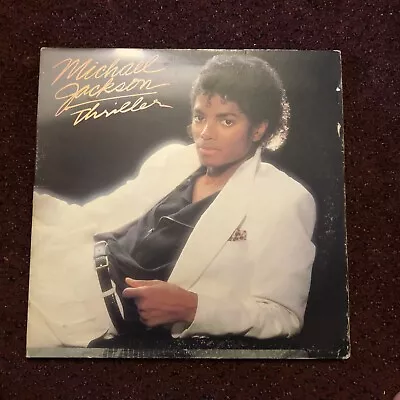 Michael Jackson  Thriller  (Epic QE 38112) LP/Vinyl 1982 1st Press Quincy Jones  • $10