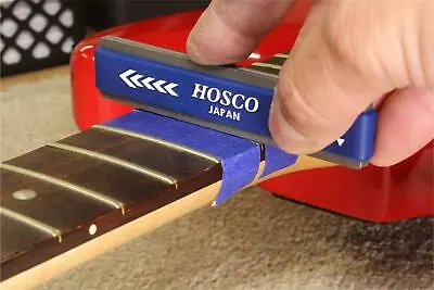 $32.99 • Buy Hosco Compact Fret Crowning File For Narrow Frets, Coarse And Fine Cutting Edges