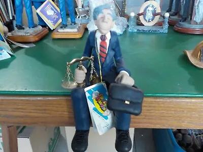 D. Manning Male Lawyer With Scales Of Justice Shelf Sitter  (CL 36) • $6.99