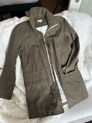 CLUB MONACO  Men’s Waxed Hunting Long Jacket Coat Size S • $63