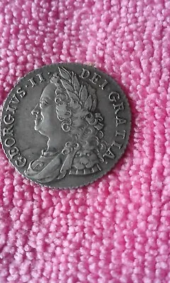 1750  Shilling George Ii  Excuisite Relisted Due To Phone Order Timewaster • £120