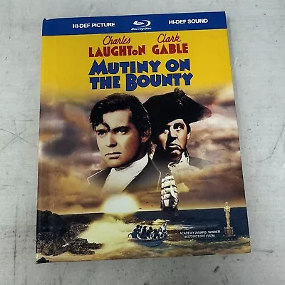 Mutiny On The Bounty 1935 Blu-ray RARE DIGIBOOK Clark Gable Charles Laughton • $19.95