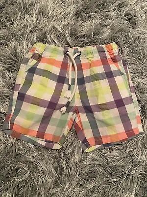 £2 • Buy Boys Colourful Thin Cotton Checked Shorts Age 2-3 From Next