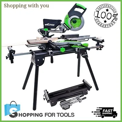 Mitre Saw Bench Universal Chop Saw Evolution Workstation Table Stand Extensions • £98.99