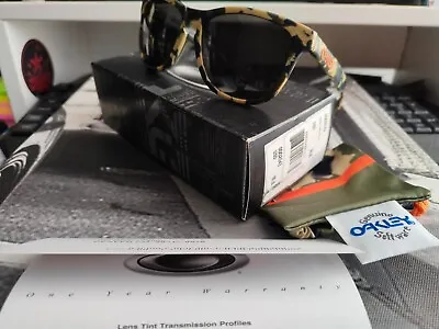 Original Oakley Frogskins Lx Eric Koston Matte Camo Grey Sunglasses Oo2043-12 • $89