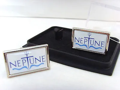 £10.99 • Buy James Bond 007 Neptune Submarine Badge Mens Cufflinks Gift
