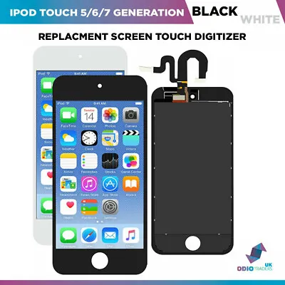 For Apple IPod Touch 7 7th A2178 LCD Screen Digitizer Touch Assembly Replacement • £22.92