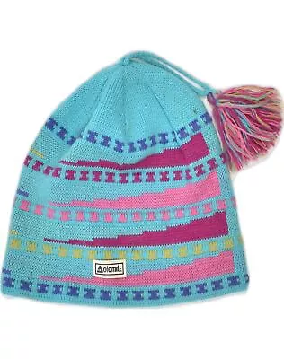 DOLOMITE Womens Beanie Hat One Size Multicoloured Fair Isle E203 • £7.41