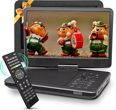 12.5 Inch Portable DVD Player 10.1  IPS HD ScreenUpgraded 360° Remote Control • $59.99