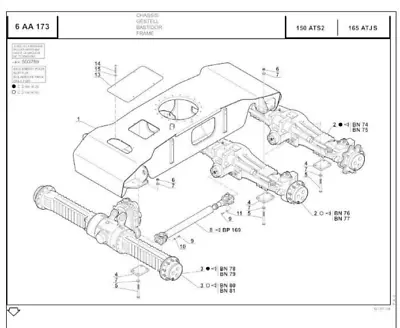 Manitou 150ATS2 165ATJS Parts Catalog • £29.99