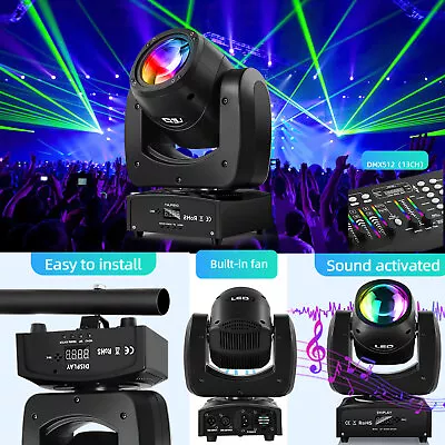 150W RGBW Beam Stage Lighting LED DMX Moving Head Light Sound Activated • $79.19