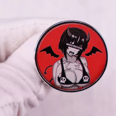 Original Devil Girl Anime Metal Badge Pin Brooch Gift • $3.50