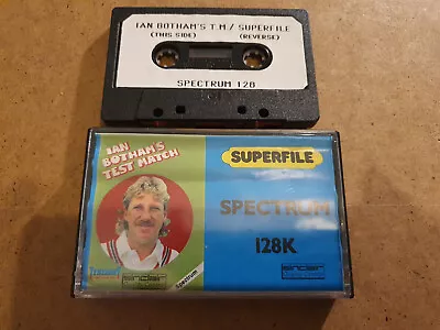 £5 • Buy Sinclair ZX Spectrum - Ian Botham's Test Match & Superfile - Tested & Working.
