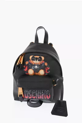 Moschino Couture Batman Teddy Bear Black Mini Backpack BNWT Halloween • $249.85