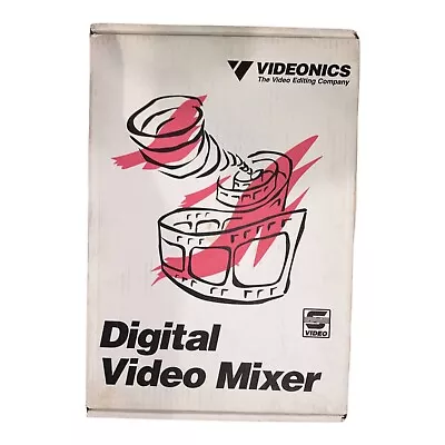 VIDEONICS MX-1 Digital Video Mixer W/ Power Cord & Box Works Editing Machine • $499.95