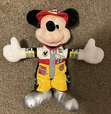 Mickey Mouse Racing Team #28 Vintage Plush Walt Disney World • $7.50