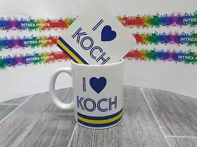 £13.49 • Buy Leeds United Inspired Mug & Coaster - I Love Koch (11oz Ceramic) Gift Football