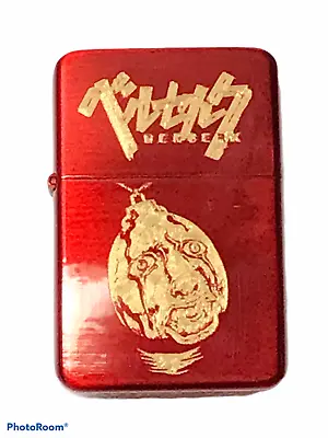 Berserk BEHELIT LIGHTER Red Ice FREE ENGRAVING Gift Box Anime Manga Guts Egg • $28.45