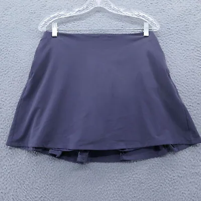 $15.99 • Buy Nike Womens Dri Fit Tennis Golf Skirt Skort Size Medium Gray Stretch Athletic *