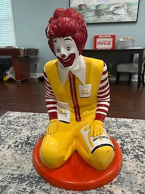 Original Ronald McDonald Statue Sitting Cross Legs � • $1