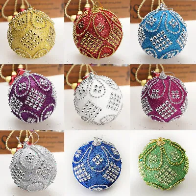 NEW Xmas Party Hanging Ball Ornaments Christmas Tree Decorations Home Pendant AU • $1.84