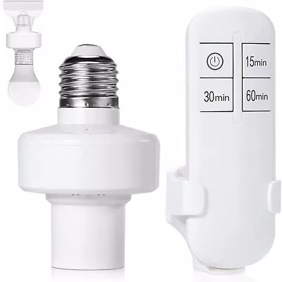 Remote Control Light Bulb Socket E26 E27 Bulb Lamp Holder With Remote Control An • $12.73