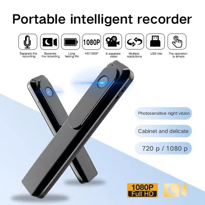 Hidden Camera Pocket Pen Camera 1080P HD Mini Body Video Recorder DVR Security • $18.88