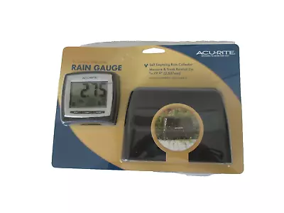 NEW SEALED Acurite Wireless Digital Rain Gauge #00896 100' Remote Distance • $23.99