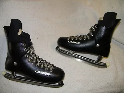 Vintage Lange Ice Hockey Skates Mens Size 11 M Rare 1st Generation Model W/tubes • $119.99