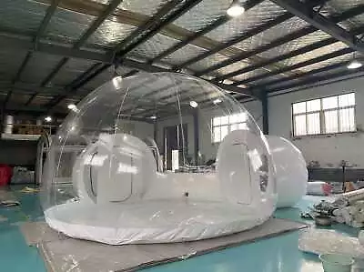 Inflatable Commercial Grade PVC Clear Eco Dome Camping Bubble Tent OPEN BOX • $1099