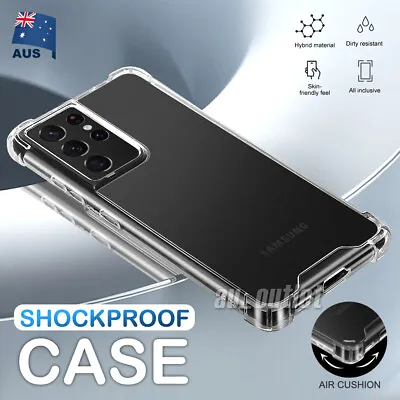 $4.95 • Buy For Samsung S23 S22 S21 Ultra S20 S10 Note 20 Case Shockproof Tough Bumper Cover
