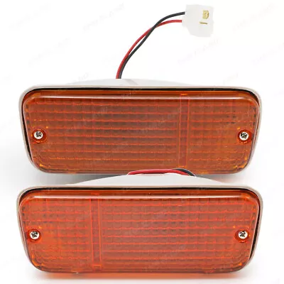 Parking Turn Signal Light Amber Bumper Lamp Fits Toyota Corolla KE70 1983 1984 • $60.70