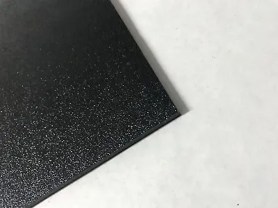 $30.63 • Buy ABS Black Plastic Sheet 1/16  X 24  X 36” Textured 1 Side Vacuum Forming 