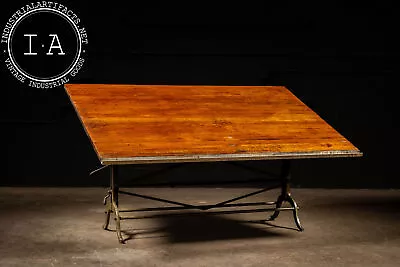 Early 20th Century Industrial Drafting Table • $6050.99