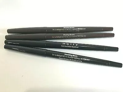 MALLY (4) Get The Point  EyeLiners  Self Sharpening (2) Black & (2) Brown  New • $15.99