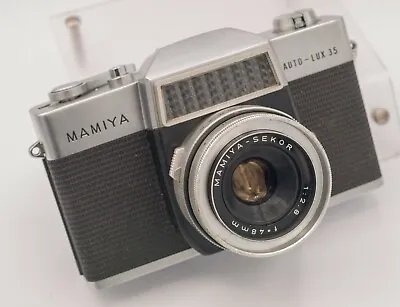 For Display - Mamiya Auto-Lux 35 35mm Film SLR Camera W/ Sekor 48mm F2.8 Lens • $25.53