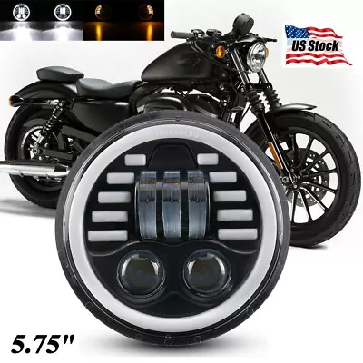 5.75  LED Headlight Projector Hi/Lo For Yamaha Virago 250 750 535 1100 Vmax 1200 • $43.99