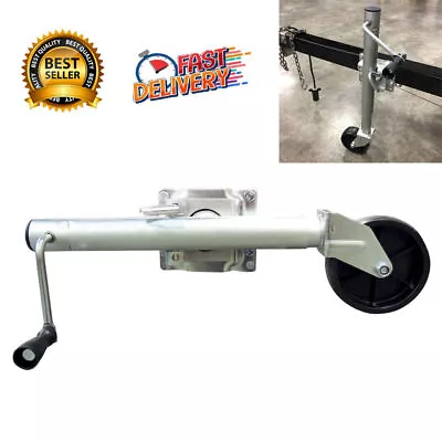 Marine Swivel Swing Down Boat Wheels Sidewind Trailer Jack 1000 Lb Capacity • $36.43